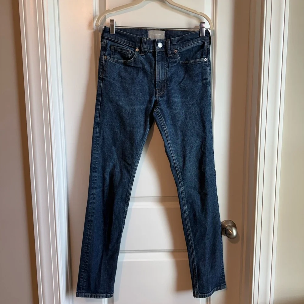 Everlane Men's Straight Jeans in Classic Blue